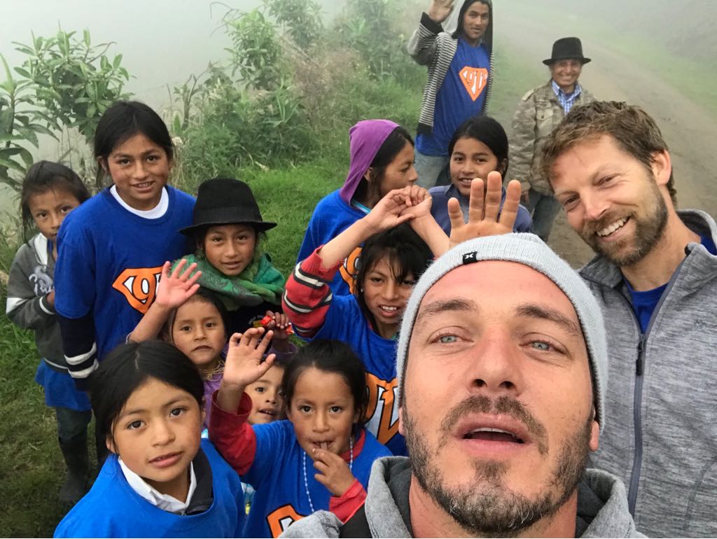 911 Restoration team volunteering with the Fresh Start Foundation in Ecuador